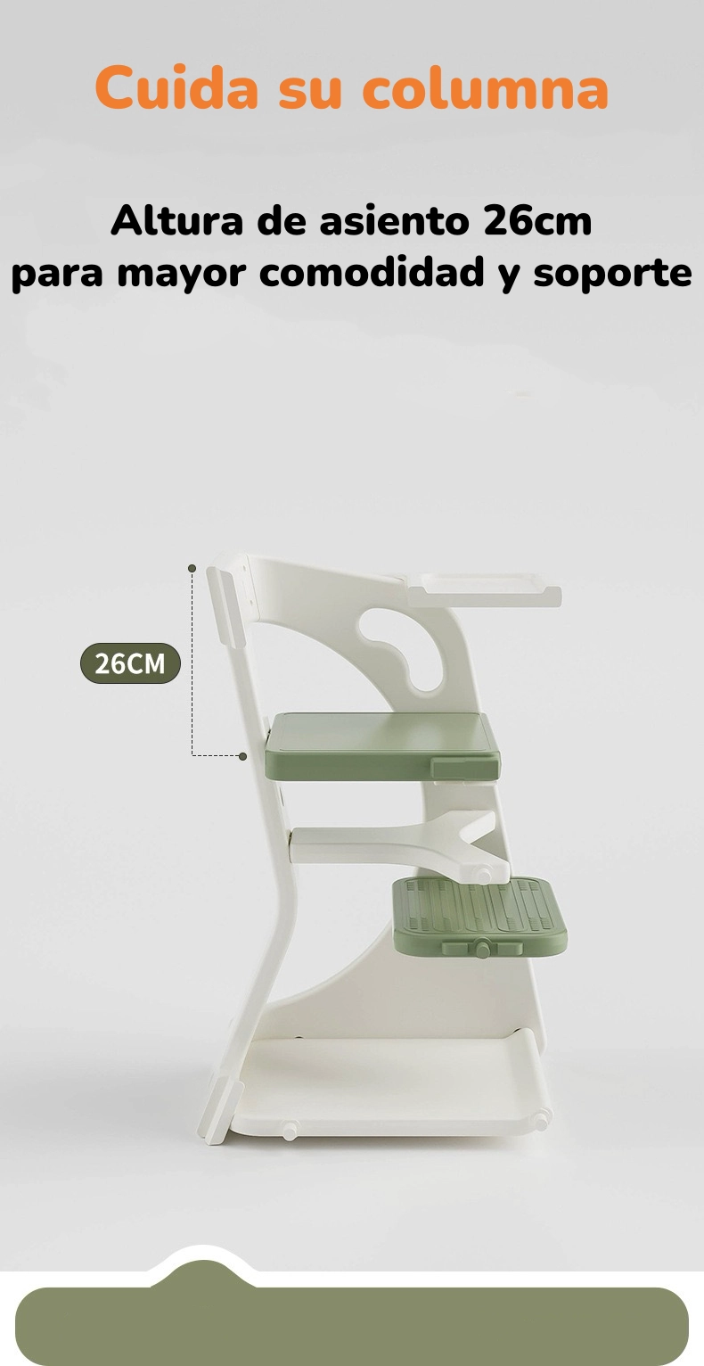SILLA COMER LUBABYCAS WITNESS NARANJA MULTIFUNCIONAL - 7
