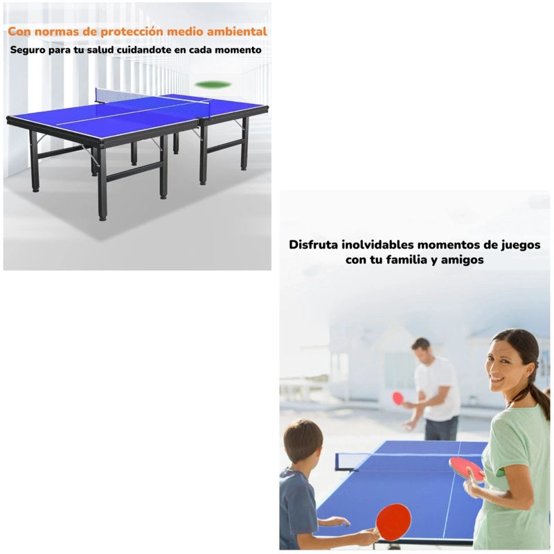 MESA DE PING PONG PROFESIONAL PLEGABLE 274CM BY LUBABYCAS - 6