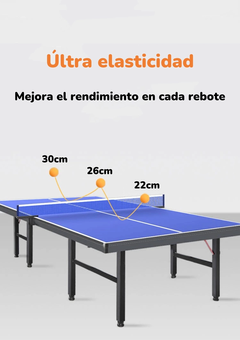 MESA DE PING PONG PROFESIONAL PLEGABLE 274CM BY LUBABYCAS - 7