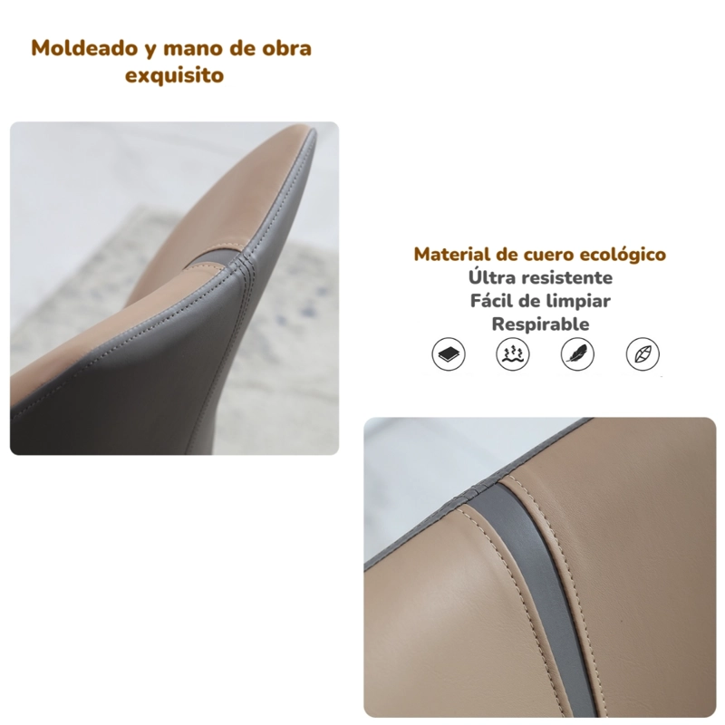 PACK 2 SILLAS DE COMEDOR ESTILO ITALIANO ZEKER LUBABYCAS - 4