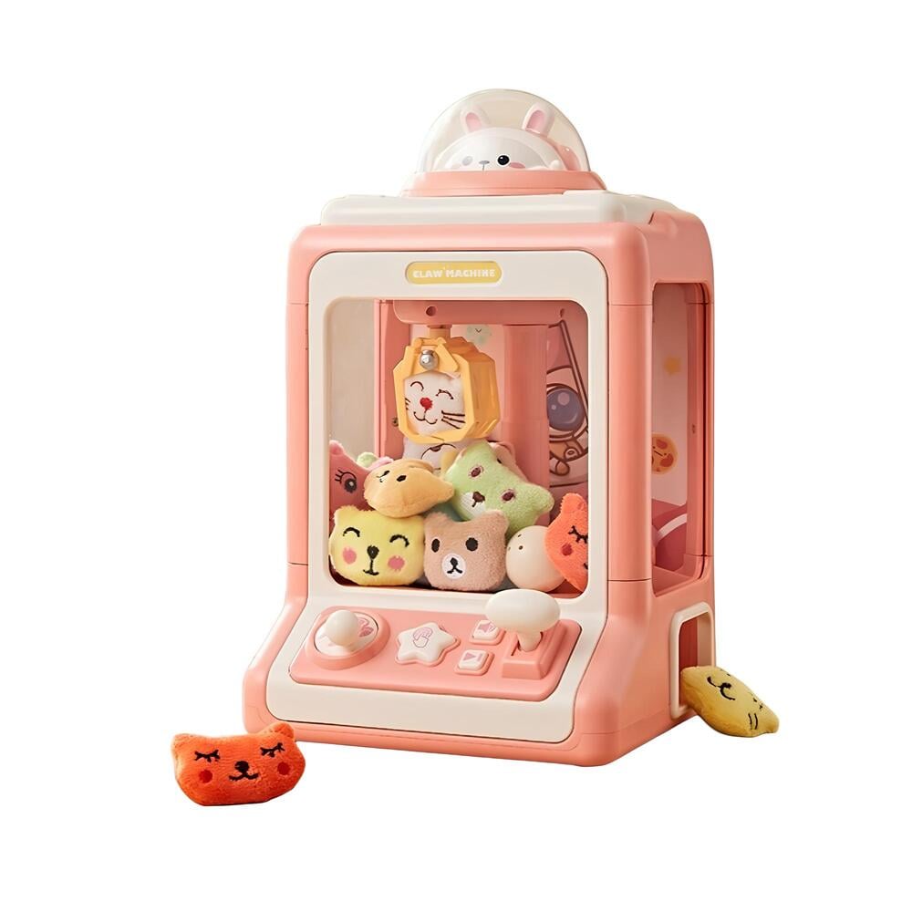 JUEGO MINI MAQUINA DE PELUCHES NIÑOS ROSADA BY LUBABYCAS - 1