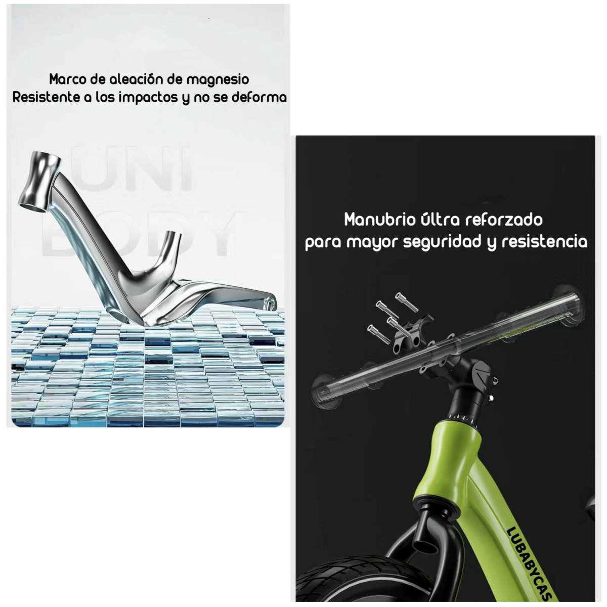 BICICLETA DE EQUILIBRIO 3-8 AÑOS ARO 14 ROJA LUBABYCAS - 4