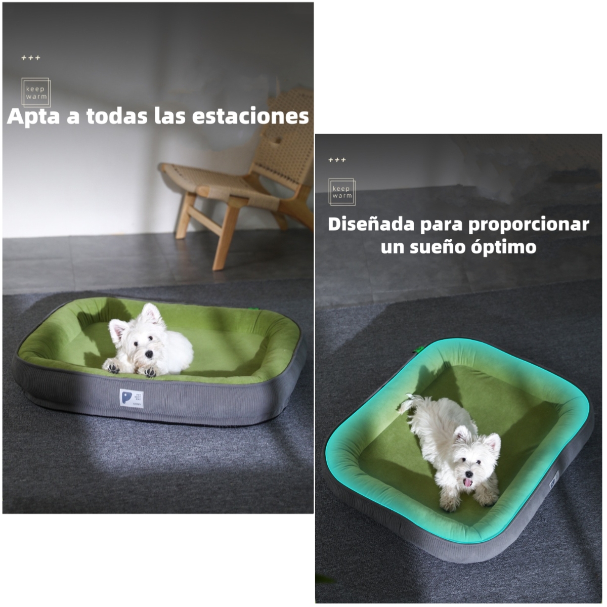 CAMA PARA MASCOTA DESMONTABLE 75X60CM LUBABYCAS - 4