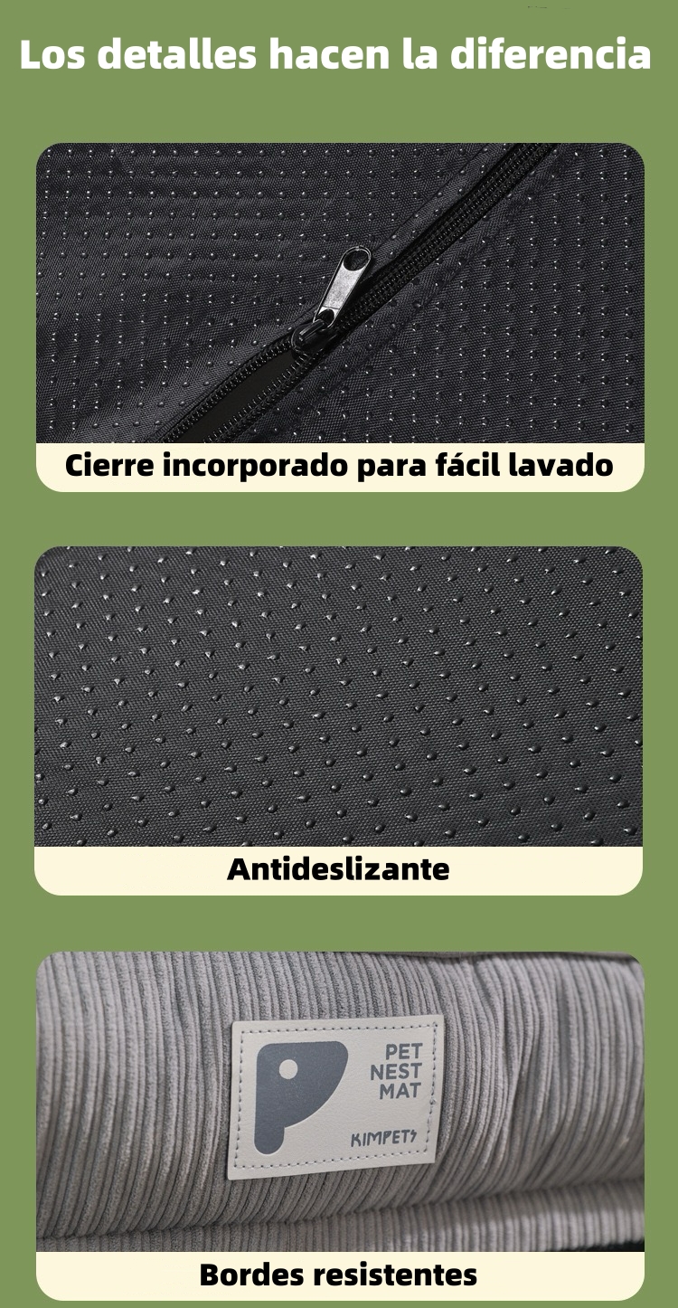 CAMA PARA MASCOTA DESMONTABLE 75X60CM LUBABYCAS - 7