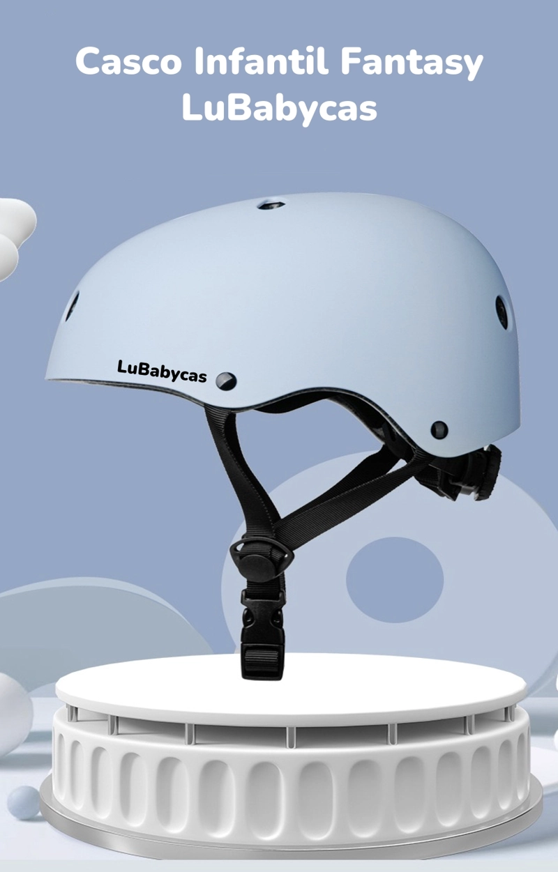 CASCO INFANTIL BICICLETA REGULABLE FANTASY ROSADO LUBABYCAS - 2