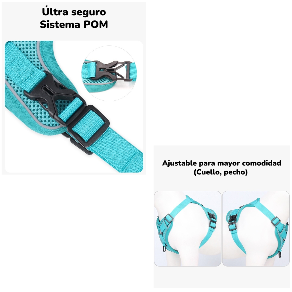 ARNE S PARA PERRO AJUSTABLE CON CORREA REFLECTANTES M - 5