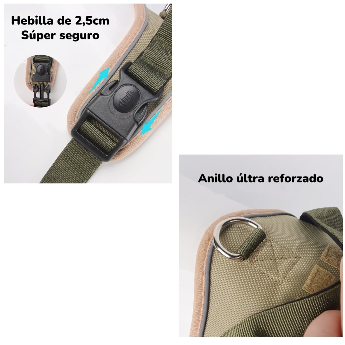 ARNE S PARA PERRO AJUSTABLE CON CORREA REFLECTANTES MIMI M - 7