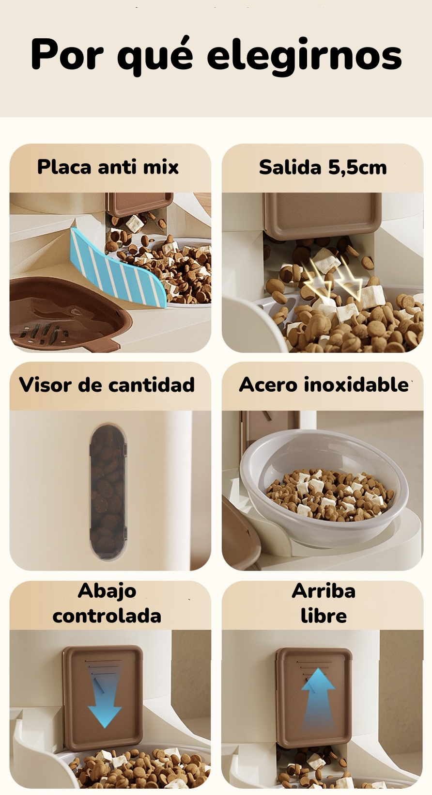 DISPENSADOR AUTOMATICO AGUA Y ALIMENTO 2 EN 1 BY LUBABYCAS - 3