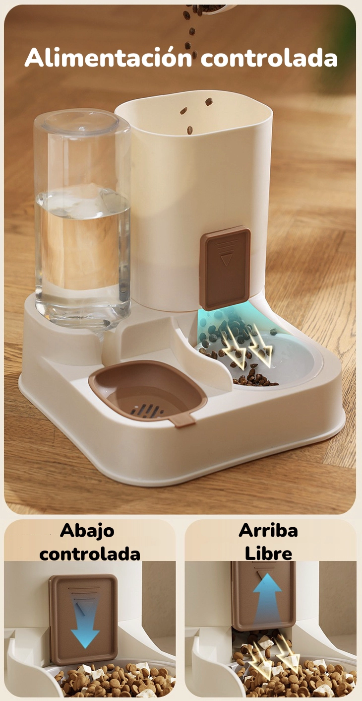 DISPENSADOR AUTOMATICO AGUA Y ALIMENTO 2 EN 1 BY LUBABYCAS - 7