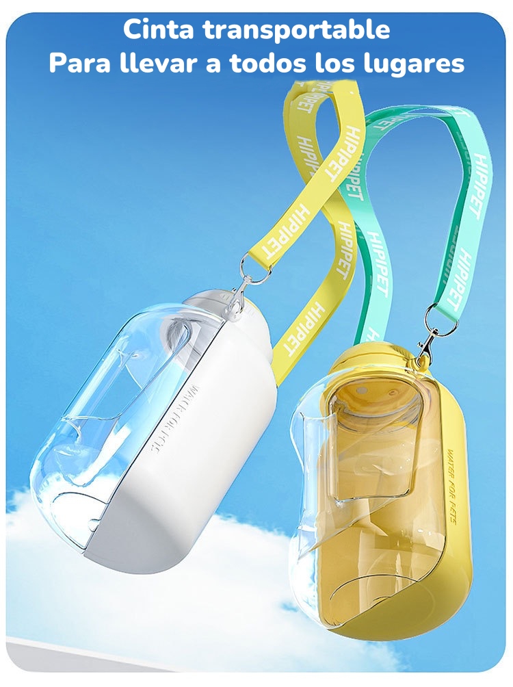 BOTELLA DE AGUA PARA MASCOTAS 3 EN 1 BY LUBABYCAS - 8