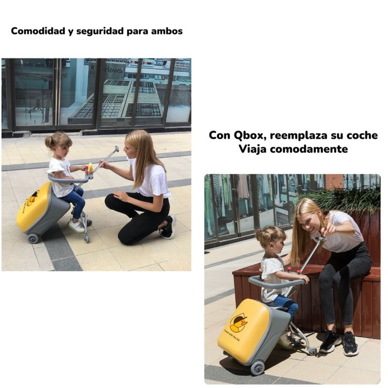 MALETA DE VIAJE INFANTIL CONVERTIBLE 2 EN 1 BY LUBABYCAS - 3