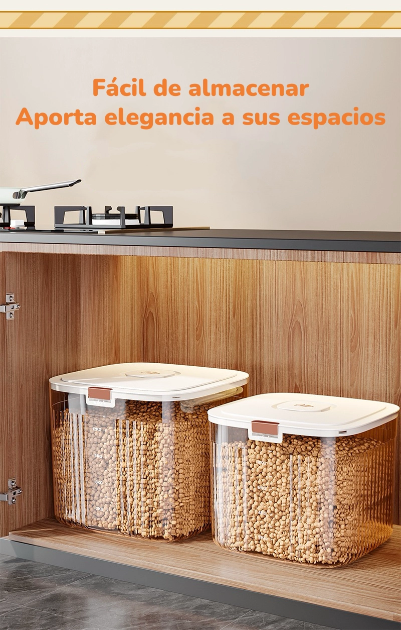 CONTENEDOR DE ALIMENTOS PARA MASCOTAS 30KG BY LUBABYCAS - 3