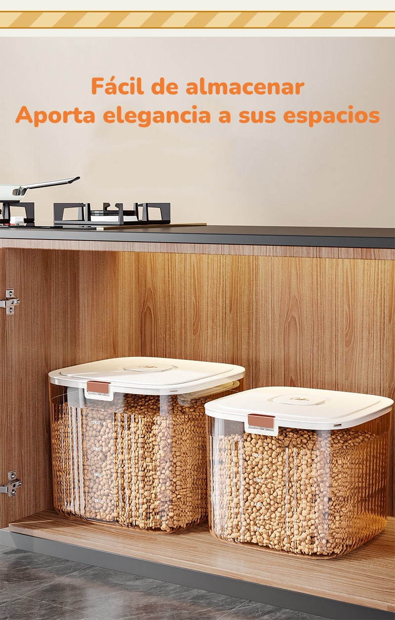 CONTENEDOR DE ALIMENTOS PARA MASCOTAS 30KG BY LUBABYCAS - 3