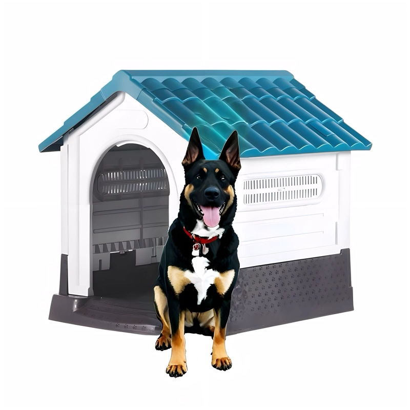 CASA DE PERRO EXTERIOR EXTRA GRANDE 105CM AZUL 452 LUBABYCAS - 1