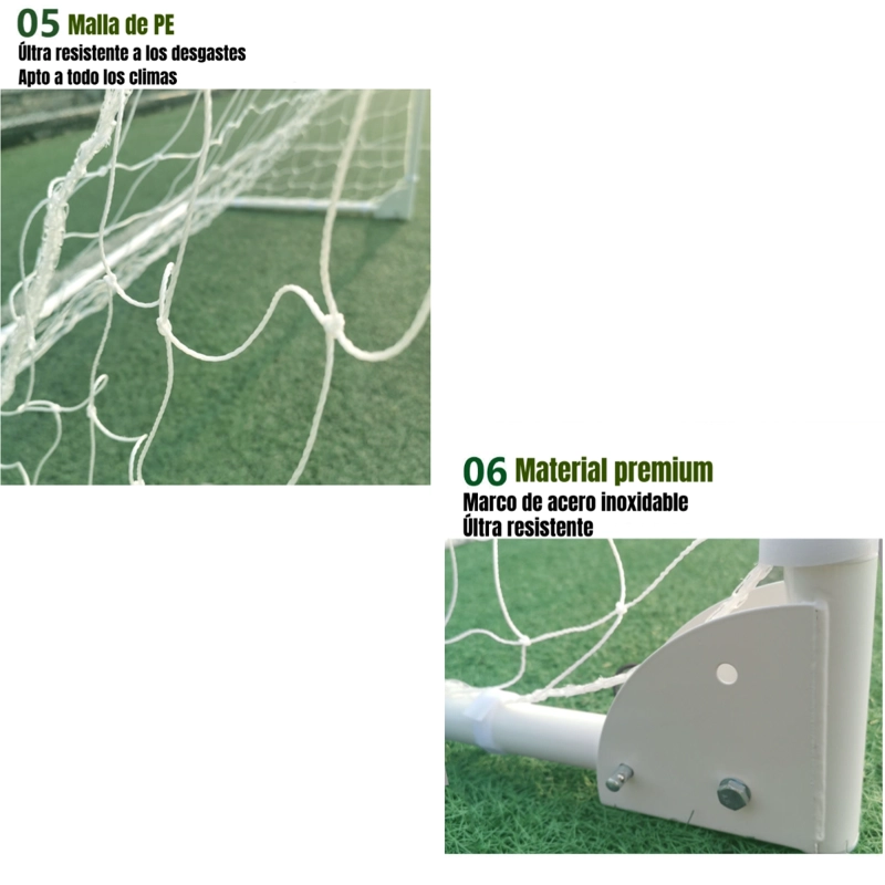 ARCO DE FUTBOL 183X91CM CON BOLSO DE TRANSPORTE LUBABYCAS - 6