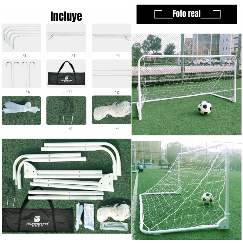 ARCO DE FUTBOL 183X91CM CON BOLSO DE TRANSPORTE LUBABYCAS - 7
