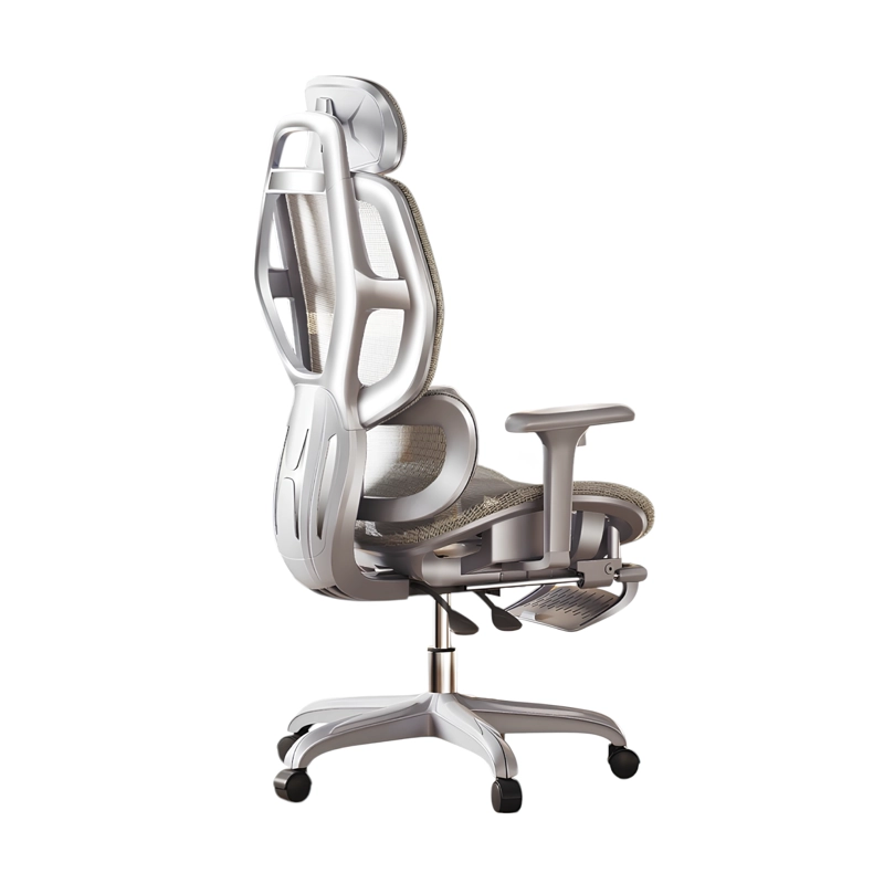 SILLA DE ESCRITORIO RECLINABLE PREMIUM E13 GRIS LUBABYCAS - 1