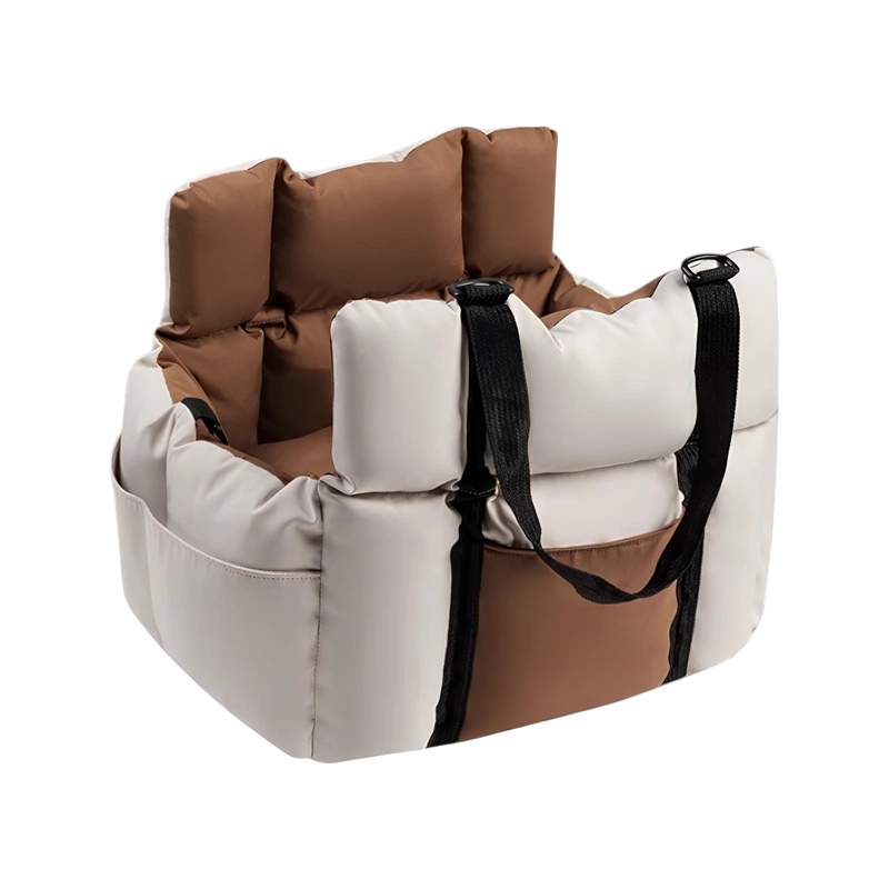 BOLSO DE ASIENTO PORTATIL TRANSPORTADOR 3 EN 1 MASCOTA AUTO - 1