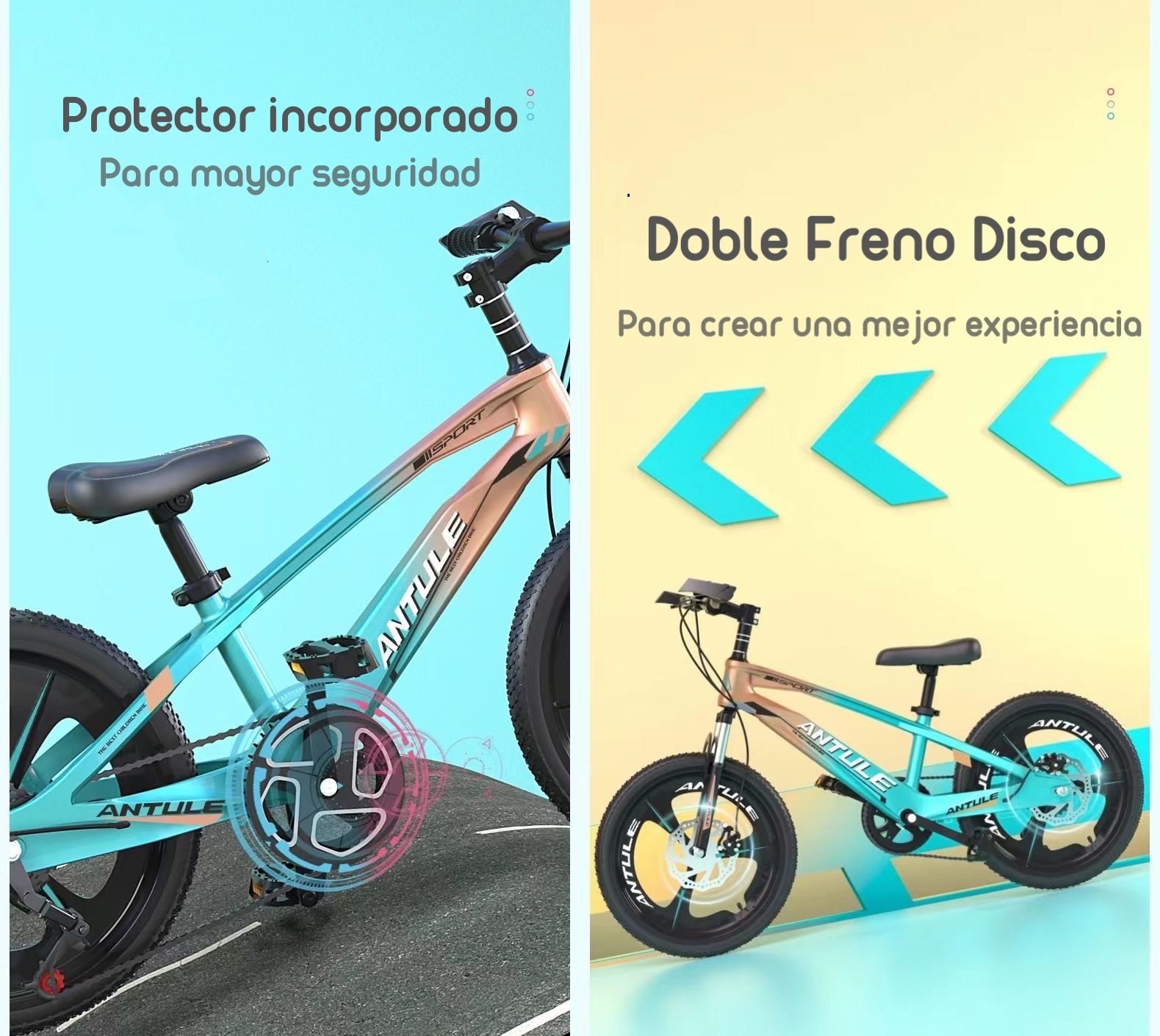 BICICLETA INFANTIL 5-9 AÑOS ARO 18 LUBABYCAS VERDE - 5