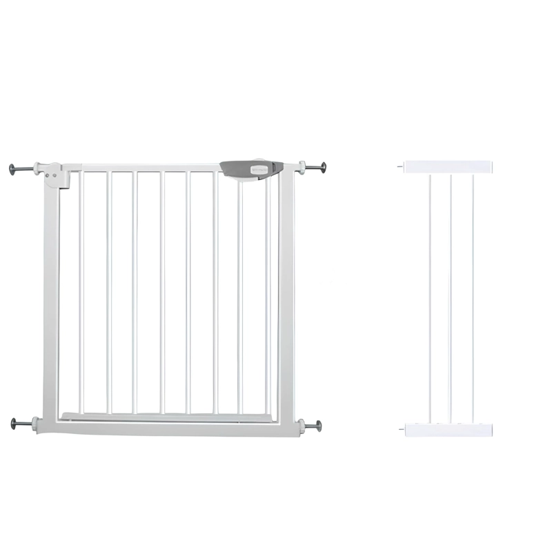 PUERTA SEGURIDAD REJA EXPANDIBLE BEBE  77-102CM LUBABYCAS - 1
