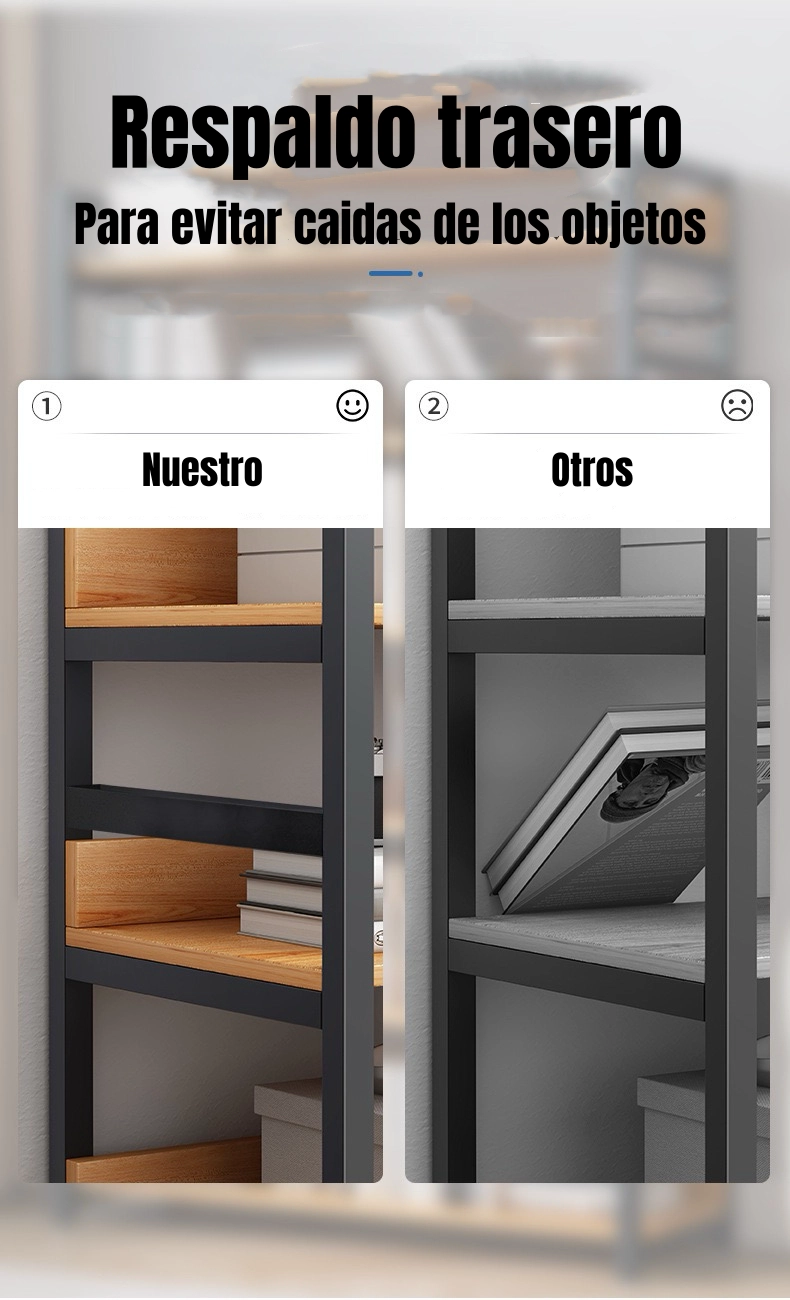 ESTANTE LIBRERO REPISAS DE 6 NIVELES 174CM BY LUBABYCAS - 4