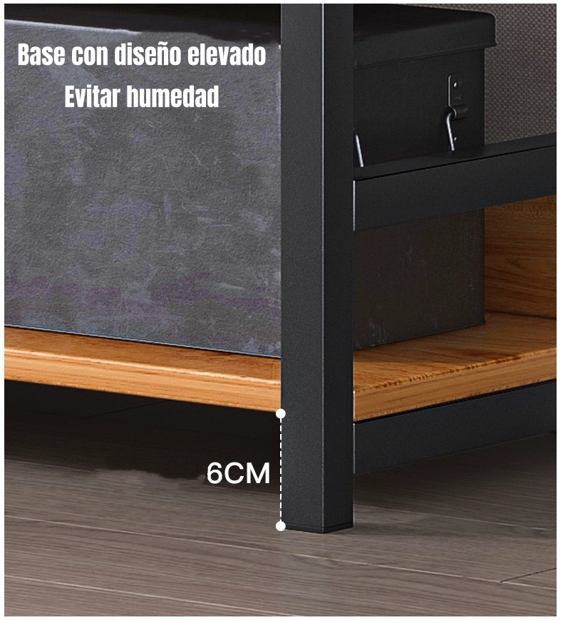 ESTANTE LIBRERO REPISAS DE 6 NIVELES 174CM BY LUBABYCAS - 6