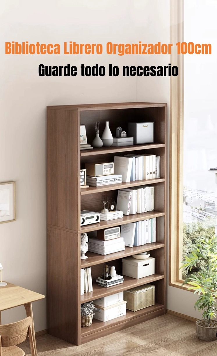LIBRERO BIBLIOTECA ORGANIZADOR ESTANTE 100X180CM MONTE - 2
