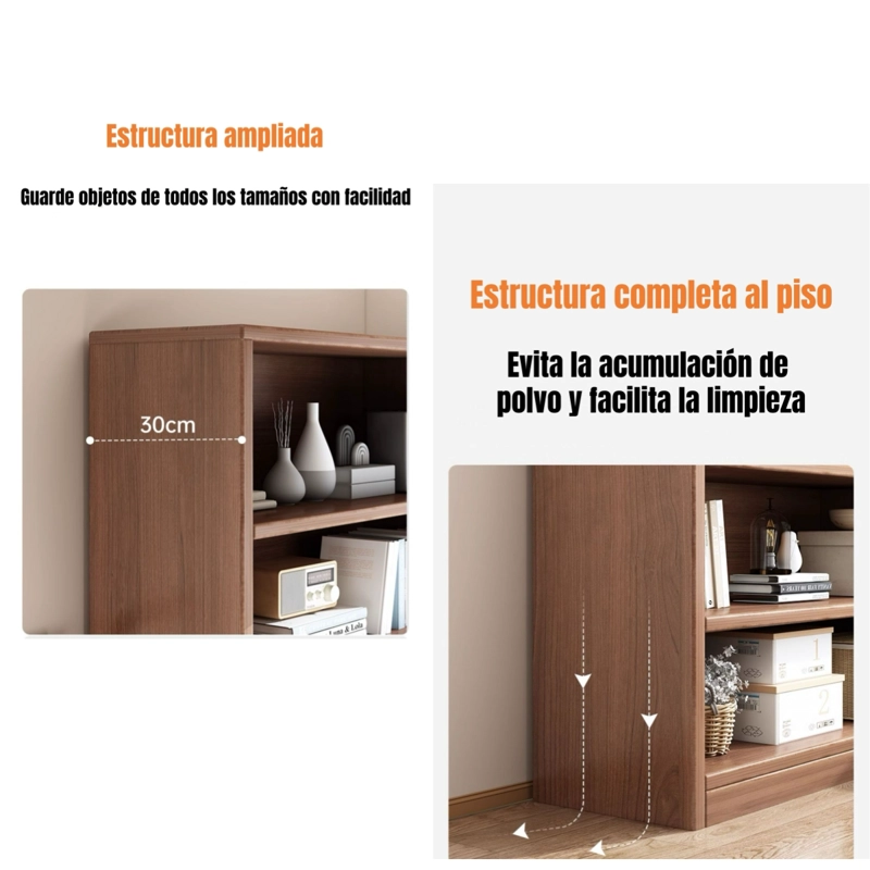 LIBRERO BIBLIOTECA ORGANIZADOR ESTANTE 100X180CM MONTE - 7