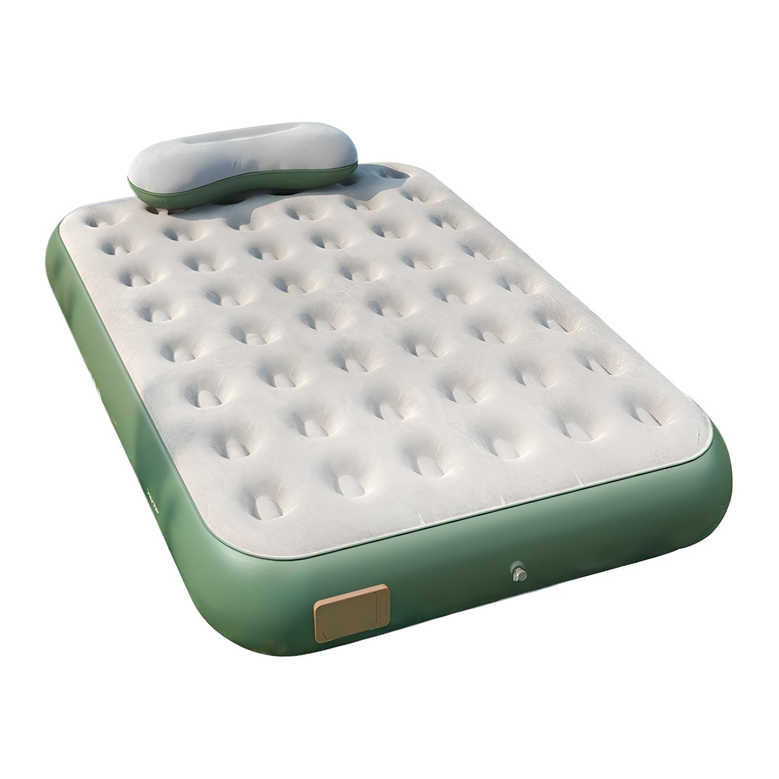 COLCHON CAMA INFLABLE ELE CTRICO CON COJIN BOLSO 1 PLAZA - 1