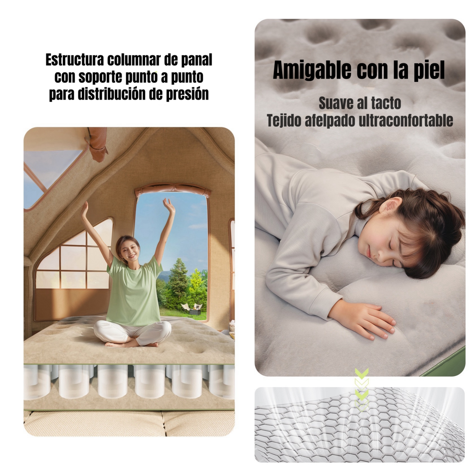 COLCHON CAMA INFLABLE ELE CTRICO CON COJIN BOLSO 1 PLAZA - 6