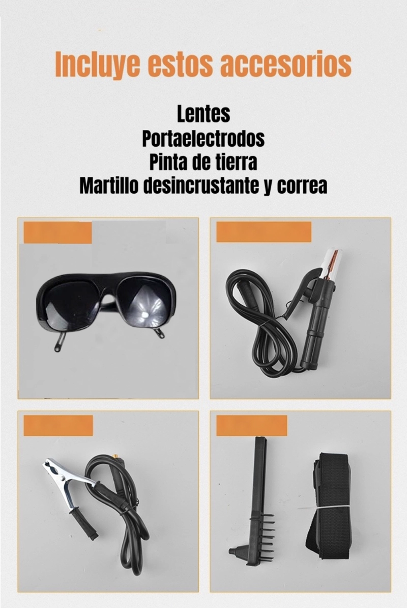SOLDADORA INVERTER 120A 220V CON ACCESORIOS H01 - 3