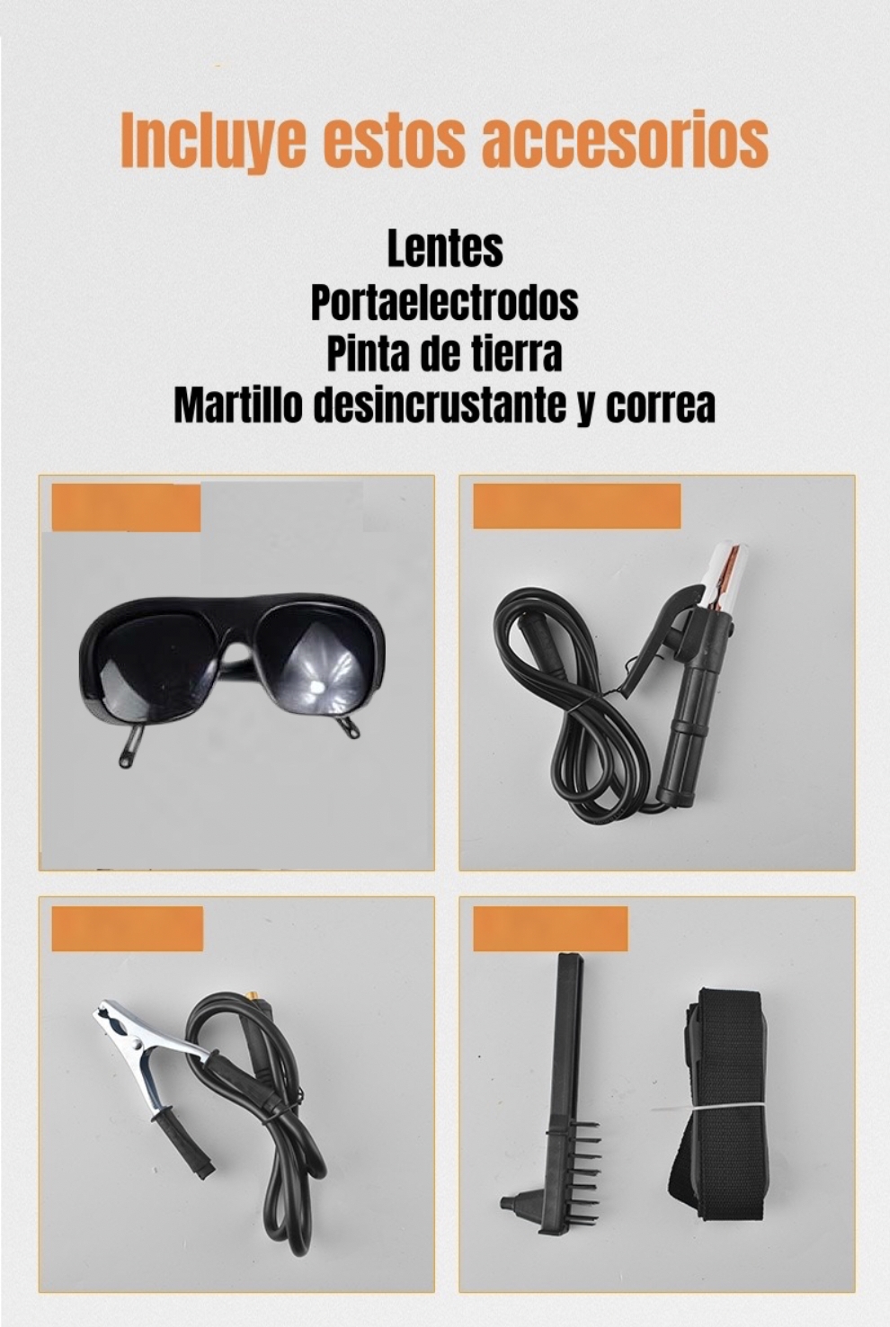 SOLDADORA INVERTER 120A 220V CON ACCESORIOS H01 - 3