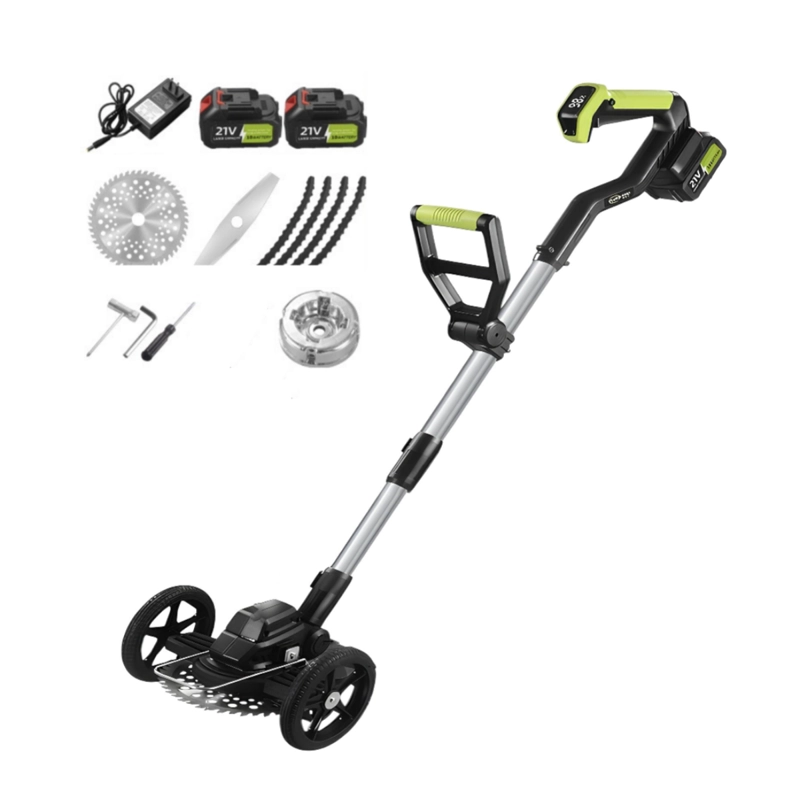 ORILLADORA DE PASTO ELE CTRICA 2 BATERIAS MAS ACCESORIOS A01 - 1