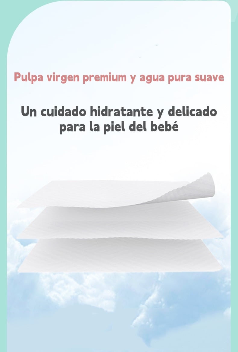 TOALLITAS HUMEDAS CON TAPA PACK 2X80 UNIDADES LUBABYCAS - 6