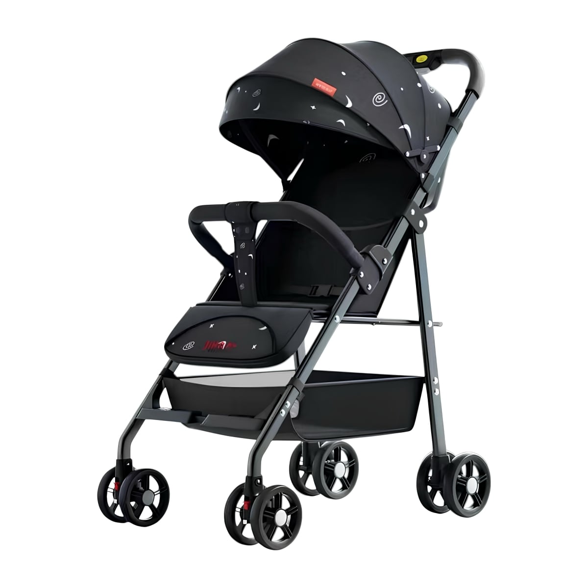COCHE DE PASEO RECLINABLE LIVIANO SMART NEGRO LUBABYCAS - 1