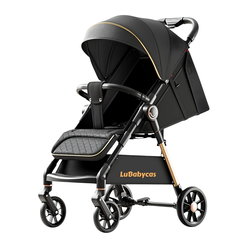 COCHE DE PASEO ULTRA RESISTENTE 25KG TEK NEGRO LUBABYCAS - 1