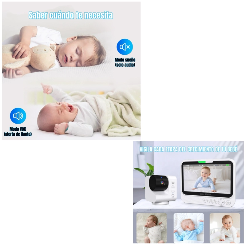 CAMARA MONITOR INTELIGENTE PREMIUM 7″1080P ABM790 LUBABYCAS - 3