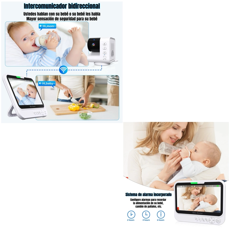 CAMARA MONITOR INTELIGENTE PREMIUM 7″1080P ABM790 LUBABYCAS - 6