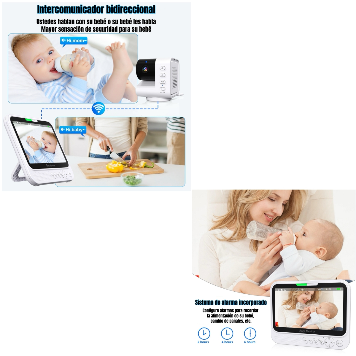 CAMARA MONITOR INTELIGENTE PREMIUM 7″1080P ABM790 LUBABYCAS - 6