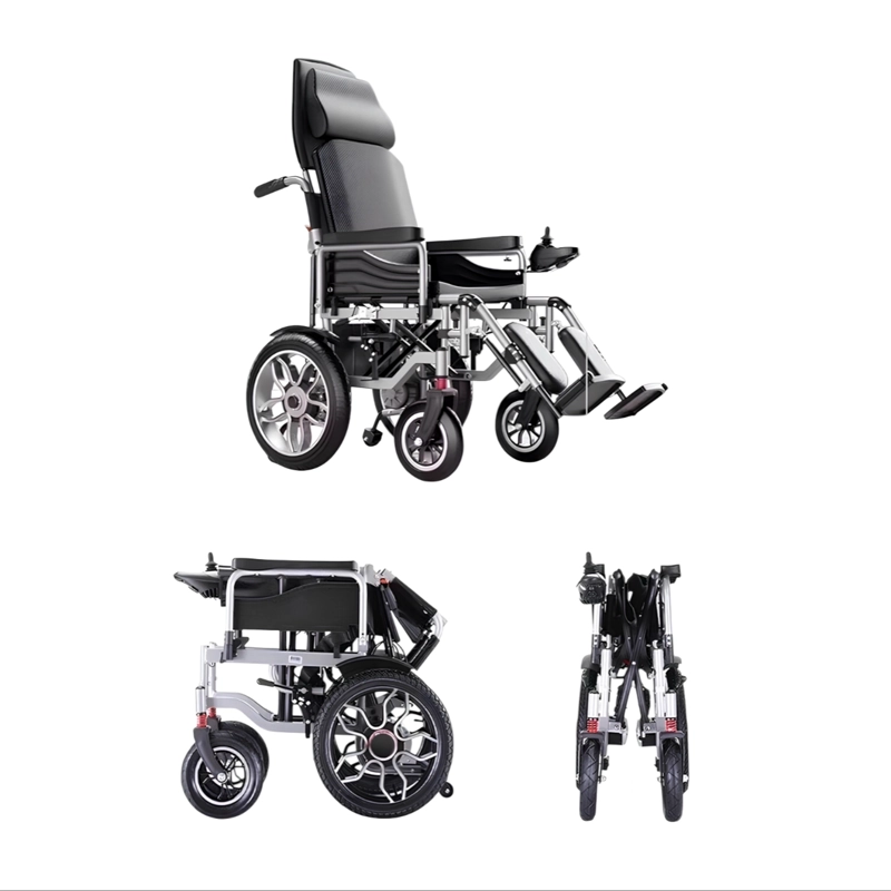 SILLA DE RUEDAS ELE CTRICA 700W 18KM PLEGABLE ALTO LUBABYCAS - 1