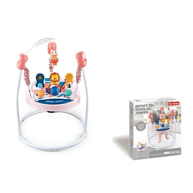 SALTARIN CENTRO DE ACTIVIDAD MUSICAL SMILE ROSADO LUBABYCAS - 1