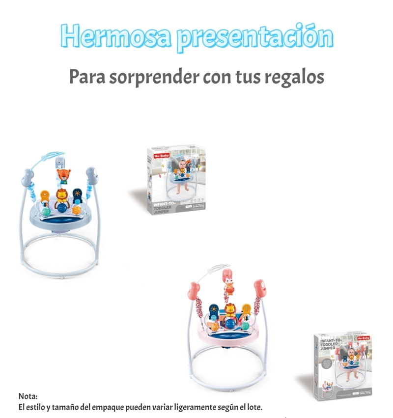SALTARIN CENTRO DE ACTIVIDAD MUSICAL SMILE ROSADO LUBABYCAS - 2