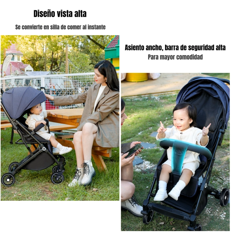 COCHE DE PASEO MALETA COMPACTO 0-3 AÑOS TOUR NEGRO LUBABYCAS - 3