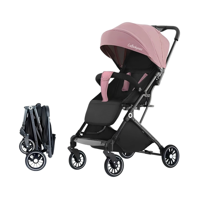 COCHE DE PASEO MALETA COMPACTO 0-3 AÑOS TOUR ROSA LUBABYCAS - 1