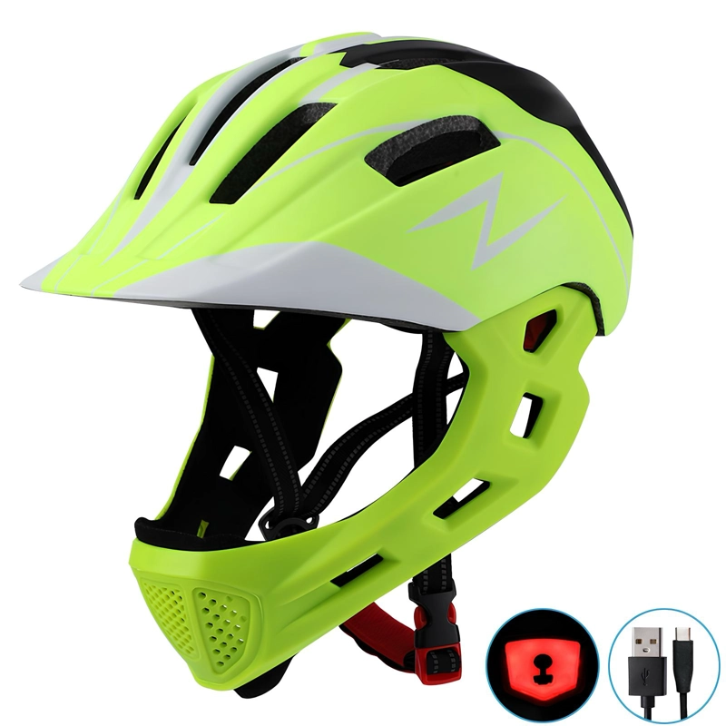 CASCO INTEGRAL INFANTIL BICI 2 EN 1 SLIGHT VERDE LUBABYCAS - 1