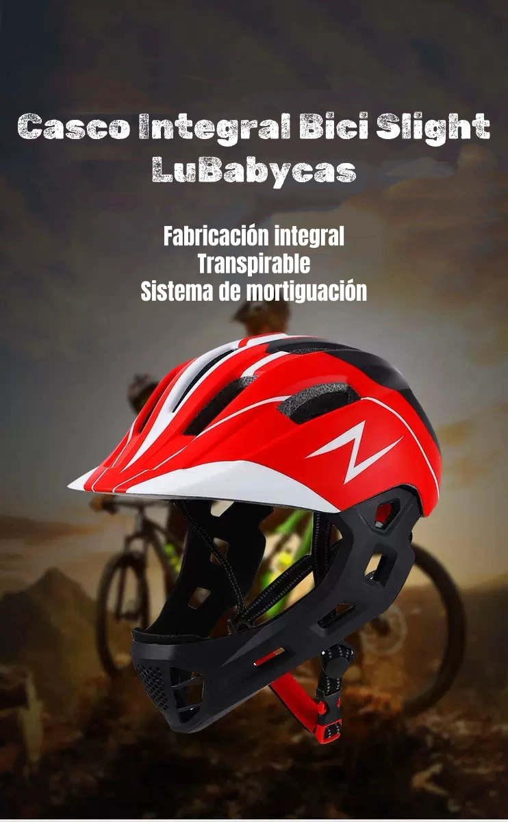 CASCO INTEGRAL INFANTIL BICI 2 EN 1 SLIGHT VERDE LUBABYCAS - 2