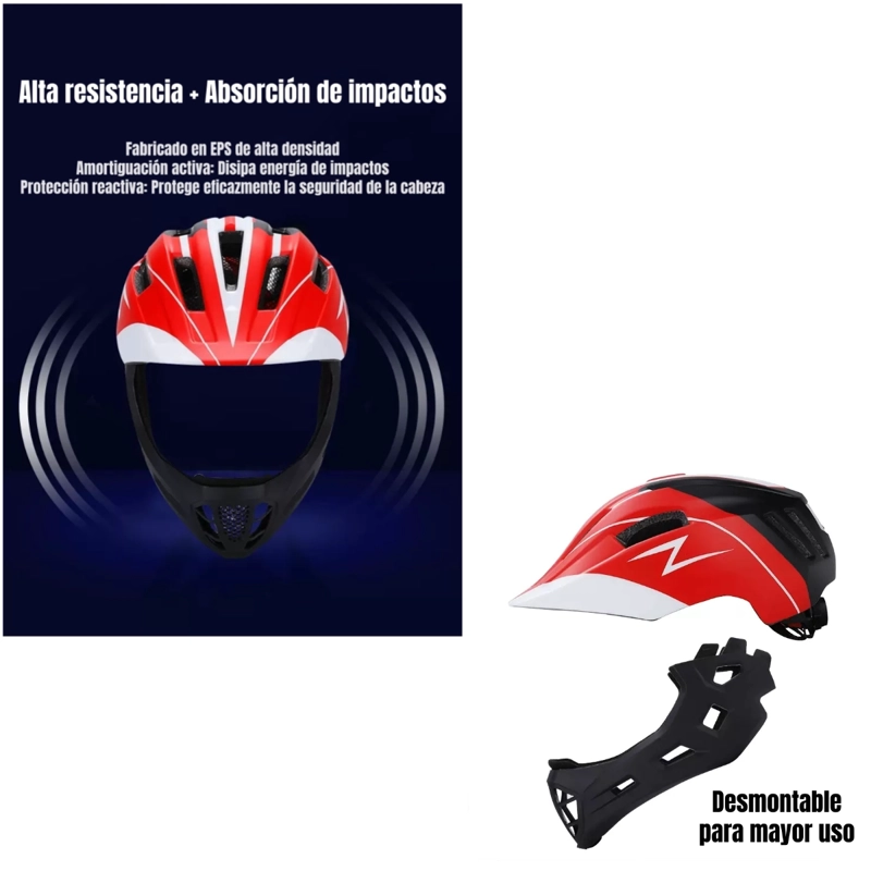 CASCO INTEGRAL INFANTIL BICI 2 EN 1 SLIGHT VERDE LUBABYCAS - 5
