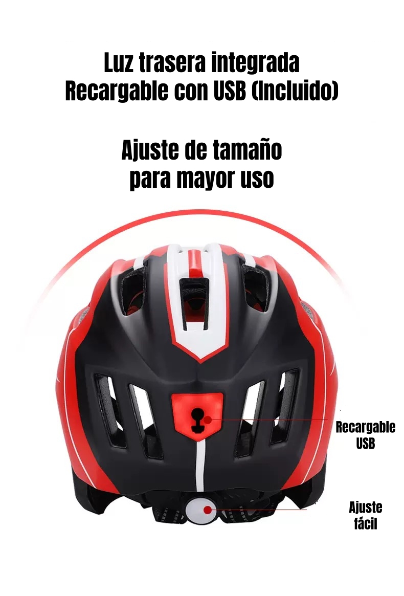 CASCO INTEGRAL INFANTIL BICI 2 EN 1 SLIGHT NEGRO LUBABYCAS - 6
