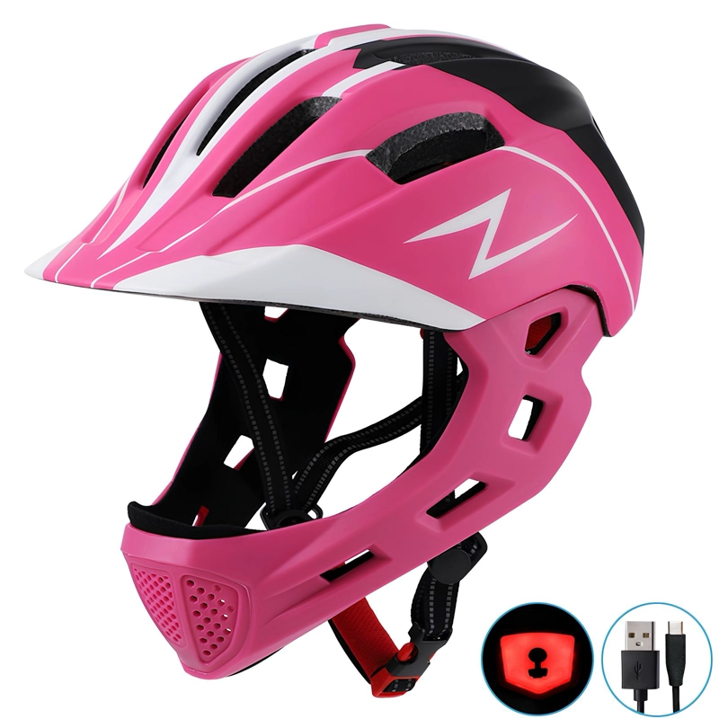 CASCO INTEGRAL INFANTIL BICI 2 EN 1 SLIGHT ROSADO LUBABYCAS - 1
