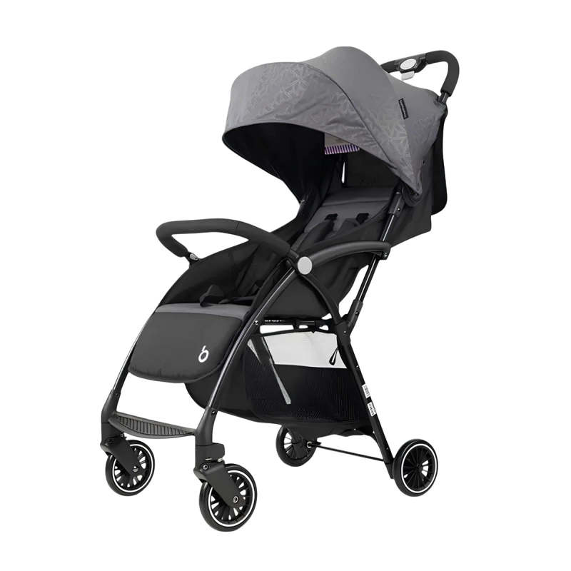 COCHE DE PASEO ULTRA COMPACTO LIVIANO VIENA GRIS LUBABYCAS - 1